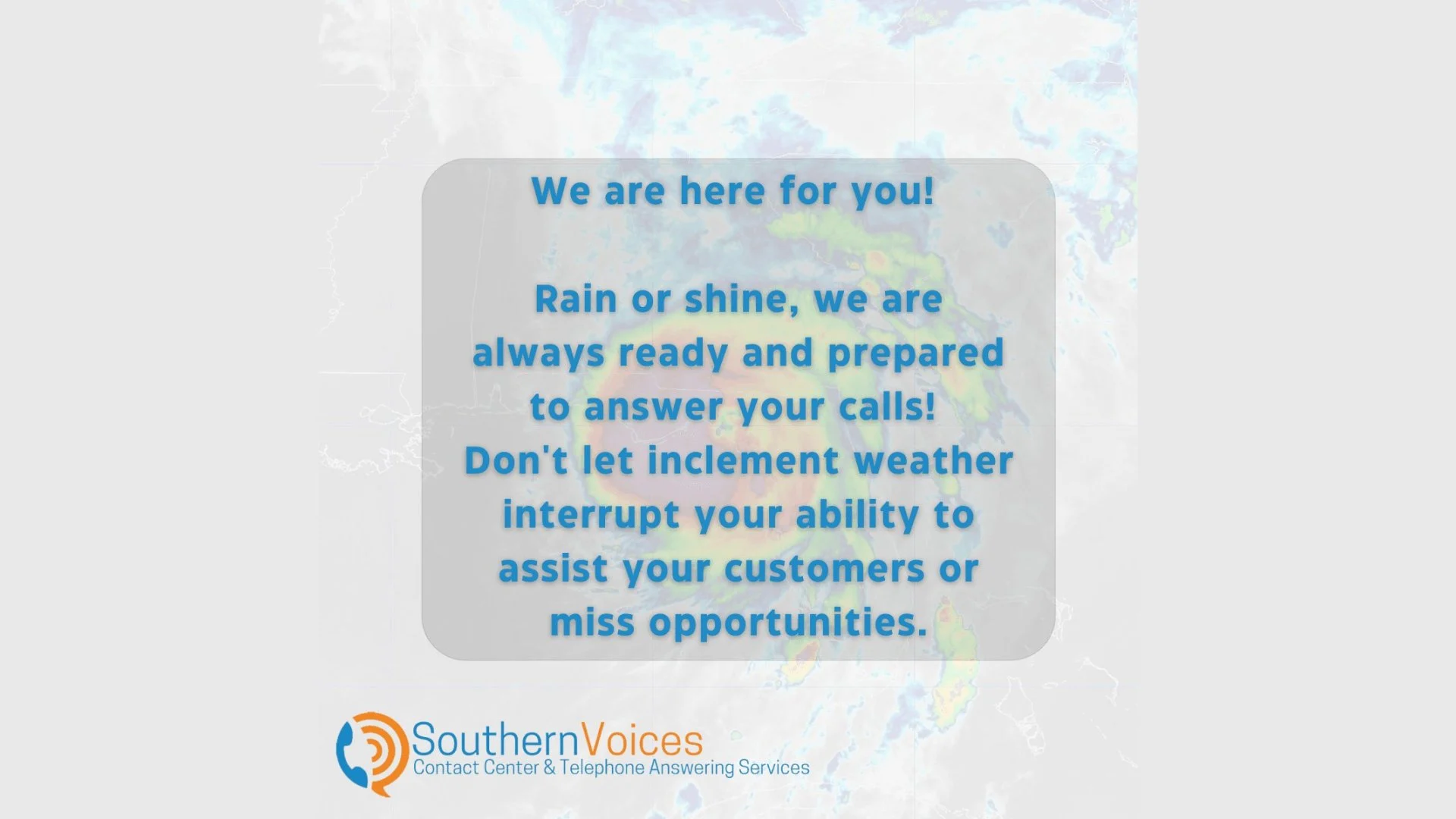 We Are Here For You!